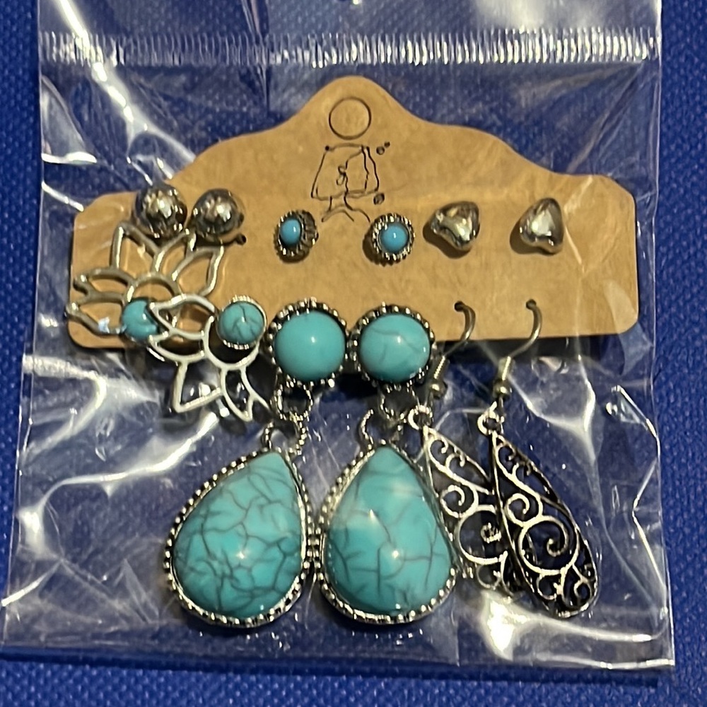 6 pair of earrings set
